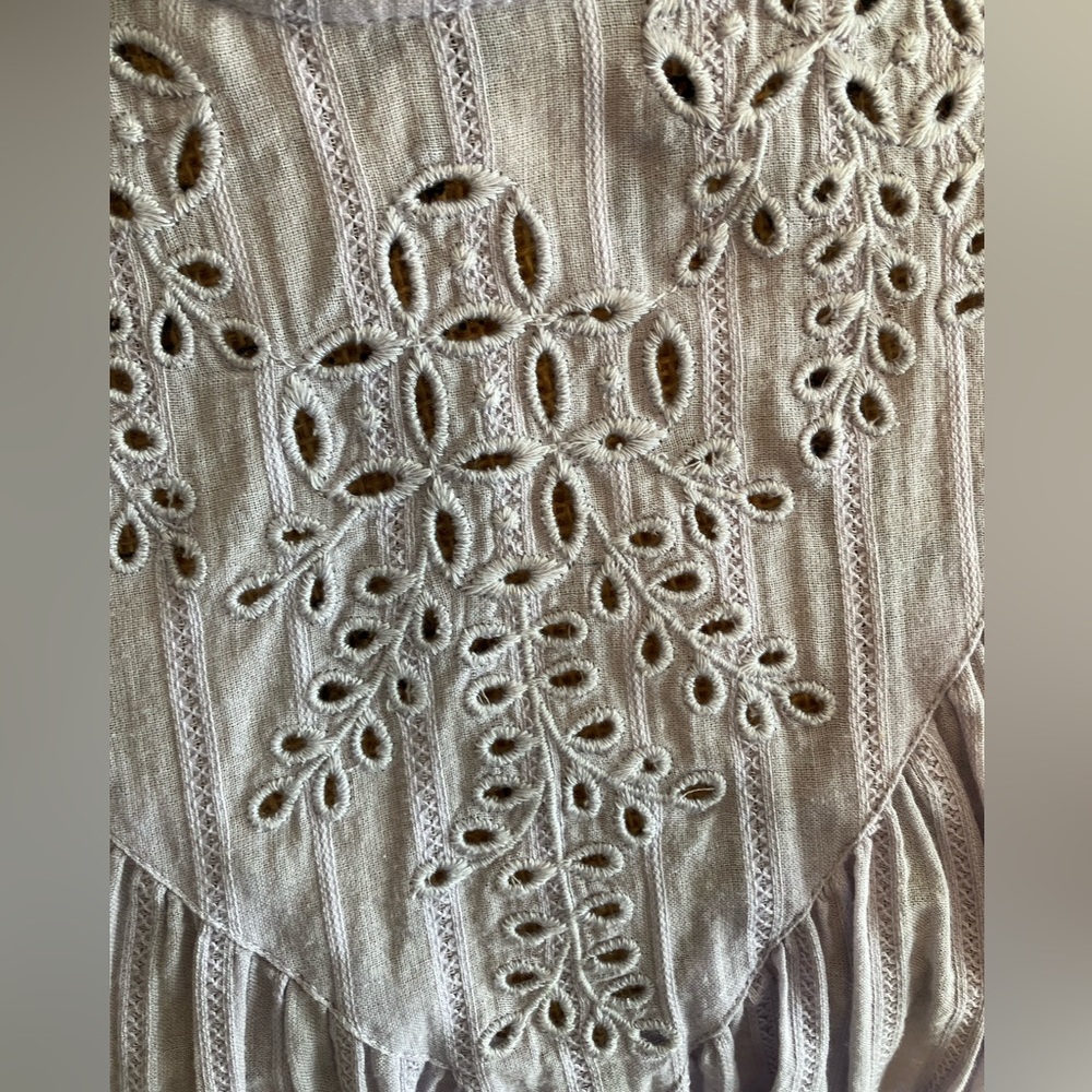 Universal Thread Lavender Lilac Flutter Short Sle… - image 8